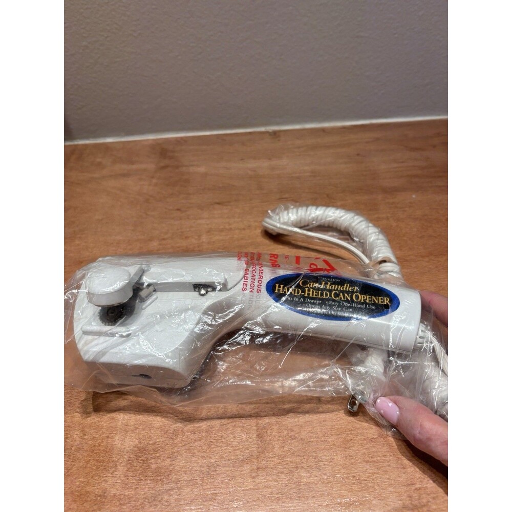 Proctor Silex Can Handler Hand Held Opener Electric Mountable One Hand Use 75900